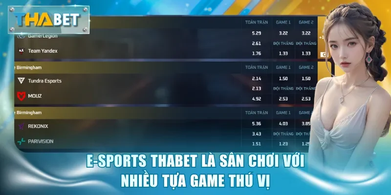 E-Sports Thabet - Trải Nghiệm Thể Thao Điện Tử Hấp Dẫn - GOVAN.WEBSITE