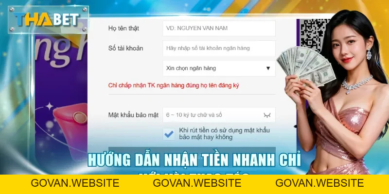 Rút Tiền Thabet Nhanh Gọn, Nhận Tiền Trong Tích Tắc - GOVAN.WEBSITE